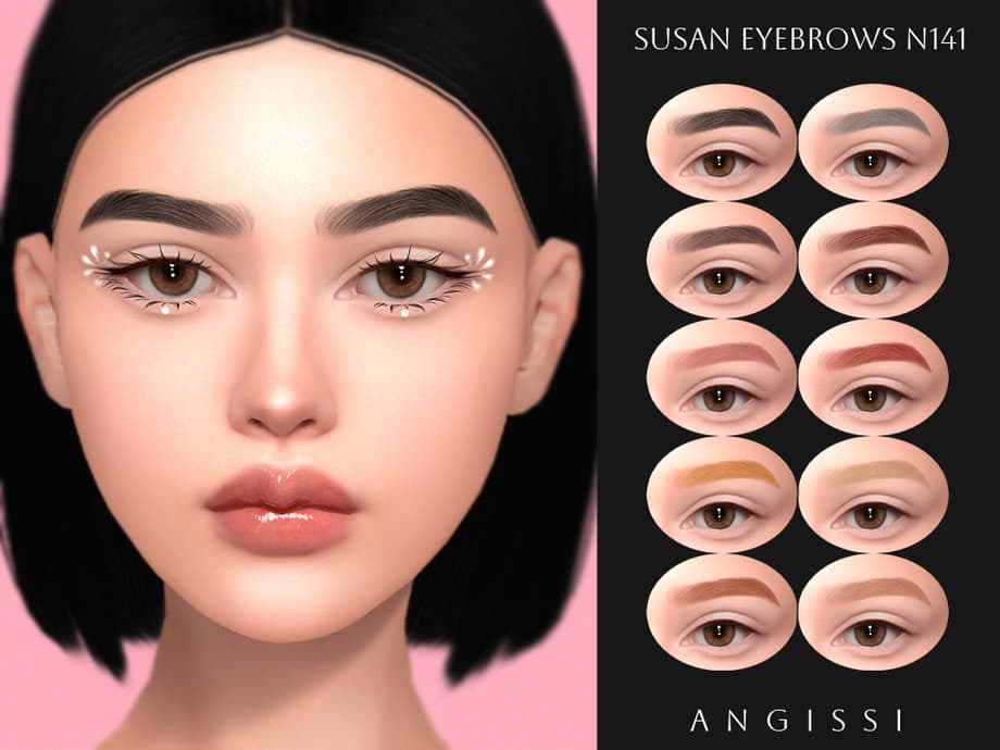 Скриншот мода Брови Susan Eyebrows N141